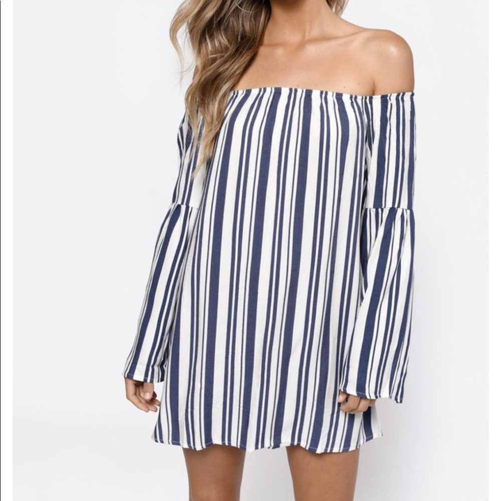 Peace of Mind While Multi Striped Shift Dress